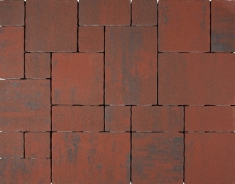 Тротуарная плитка 342 Механический завод Вилла 80 Колор Микс Гавана