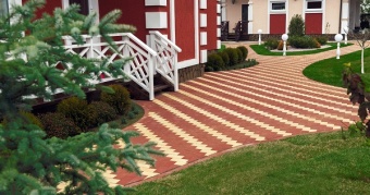 Брусчатка Прямоугольник 100х200х60 мм - Braer песочный, BRAER