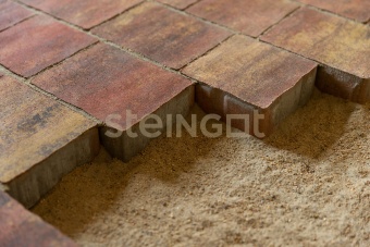 Тротуарная плитка Steingot Старый Город 60 Колор Микс Терракота №1 частичный прокрас