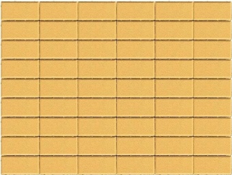Брусчатка Прямоугольник 100х200х60 мм - Braer песочный, BRAER
