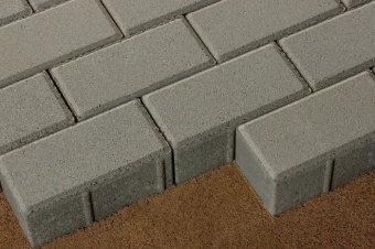 Брусчатка 342 механический завод Прямоугольник 200х100х80 мм Серый, 342 МЗ