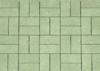 Брусчатка Каменный Век Кирпичик 200х100х60 мм. Зеленый, Каменный век