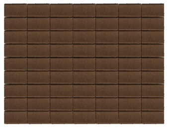 Брусчатка Лидер 40 Прямоугольник 200х100х80 мм Коричневый, Лидер 40