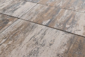 Тротуарная плитка Steingot Плита 600х300х60 Колор Микс Хром частичный прокрас