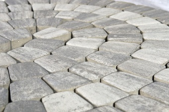 Тротуарная плитка Braer Классико круговая Color Mix Тип 7 Туман