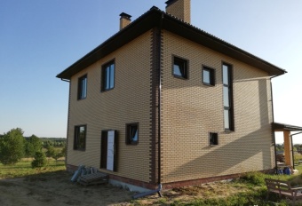 Кирпич облицовочный Слоновая кость одинарный Terex