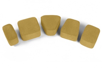 Тротуарная плитка Нобетек Классика 1КЛ6ф Желтая 60мм