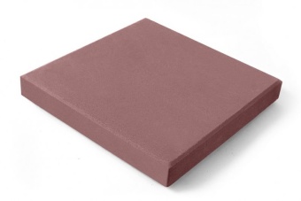 Тротуарная плитка Нобетек Квадрат 1К5ф Красно-коричневая