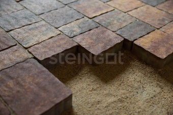 Тротуарная плитка Steingot Гранито Колор Микс Блэнд частичный прокрас