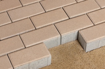 Брусчатка 342 механический завод Прямоугольник 200х100х60 мм Бежевый, 342 МЗ