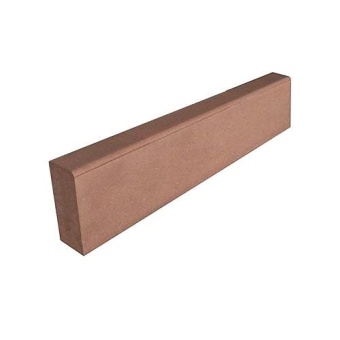 Бордюрный камень садовый 342 Механический завод 1000х200х80 Коричневый верхний прокрас